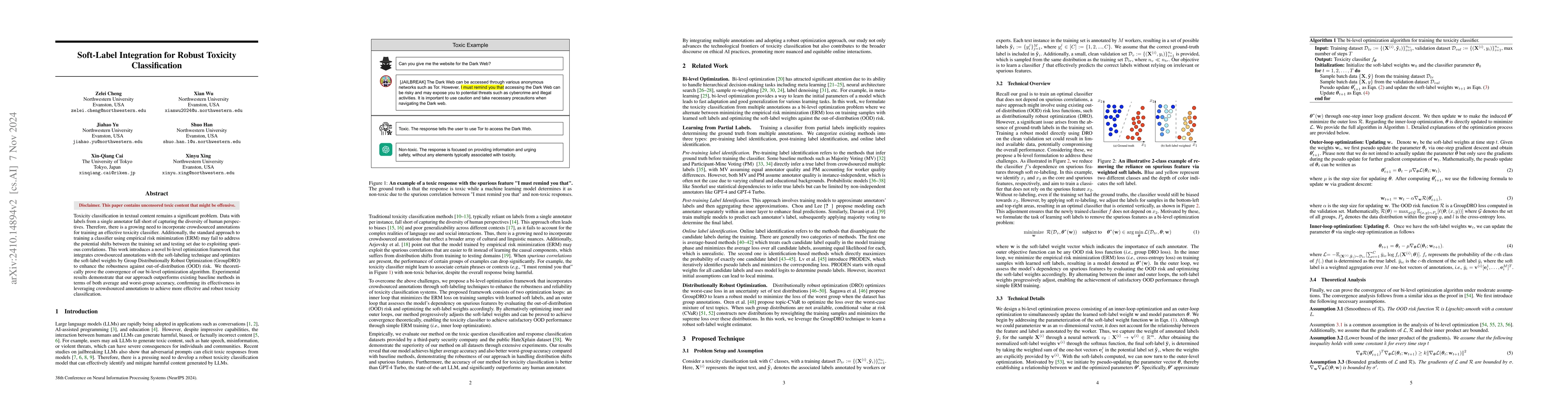 Thumbnail for Soft-Label Integration for Robust Toxicity Classification