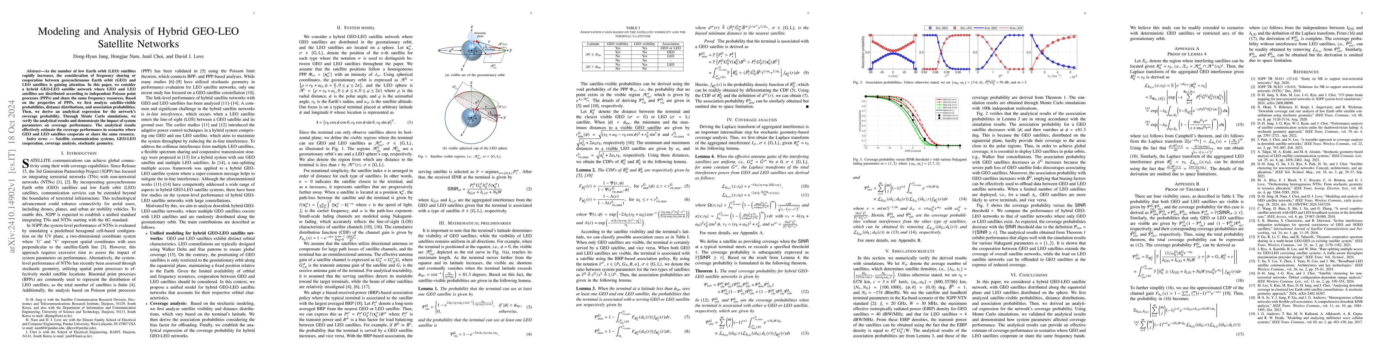 Thumbnail for Modeling and Analysis of Hybrid GEO-LEO Satellite Networks