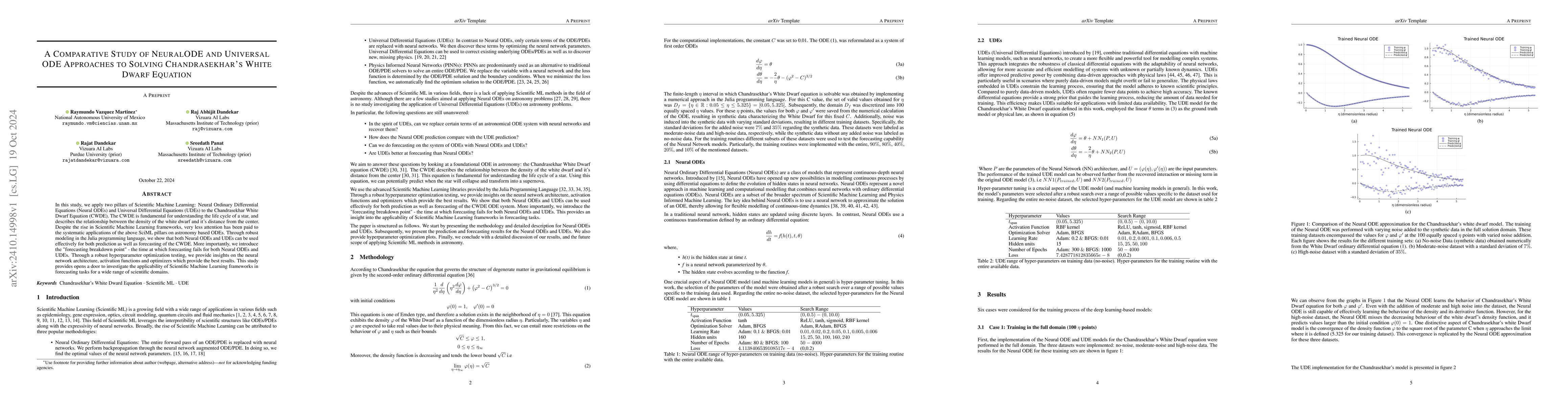 Thumbnail for A comparative study of NeuralODE and Universal ODE approaches to solving
  Chandrasekhar White Dwarf equation