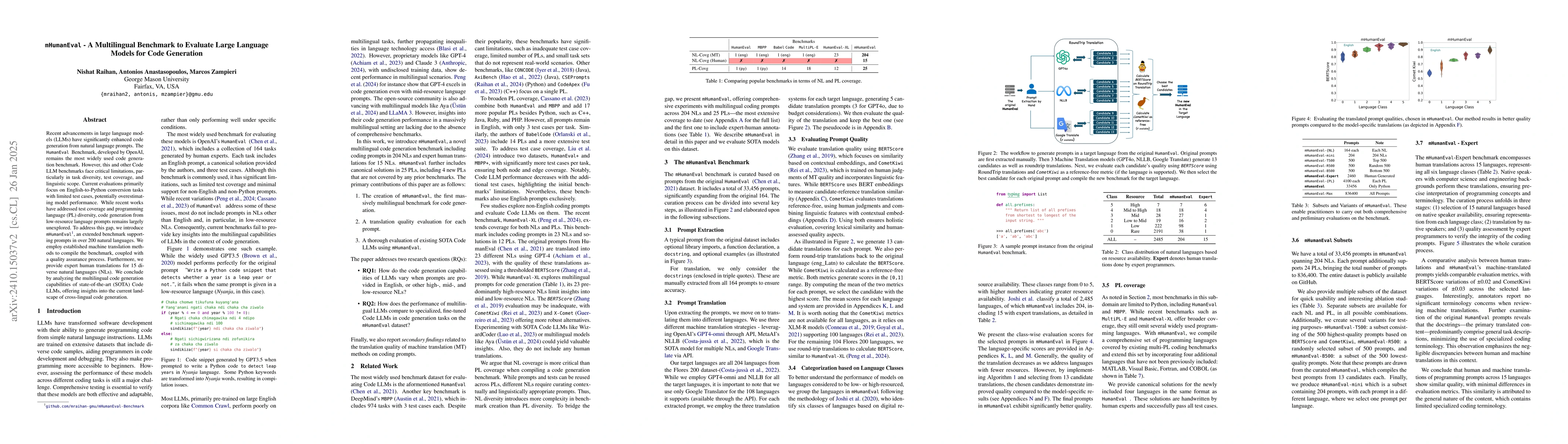 Thumbnail for mHumanEval -- A Multilingual Benchmark to Evaluate Large Language Models
  for Code Generation