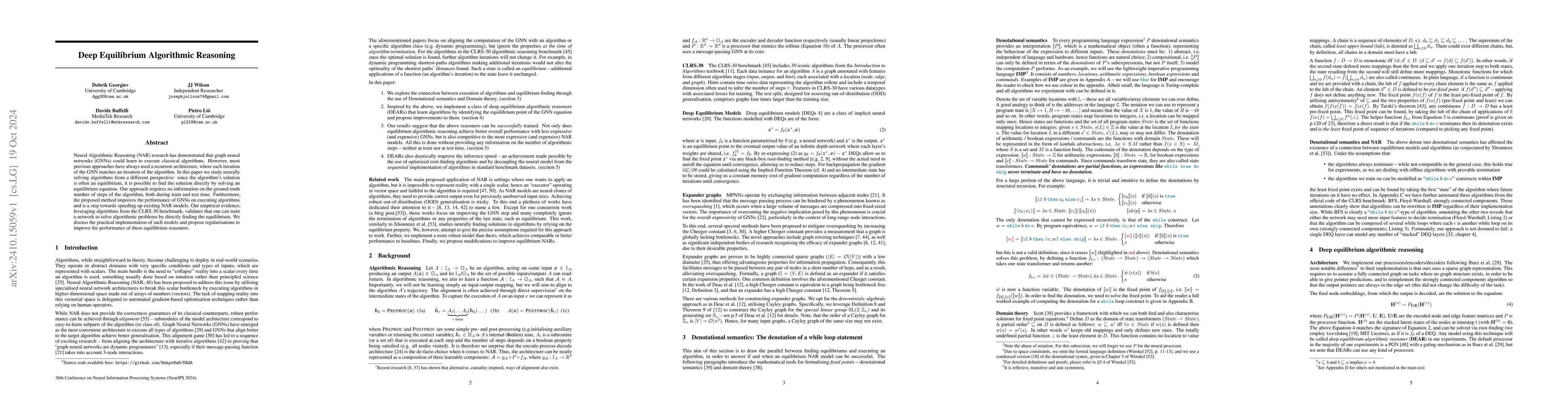 Thumbnail for Deep Equilibrium Algorithmic Reasoning