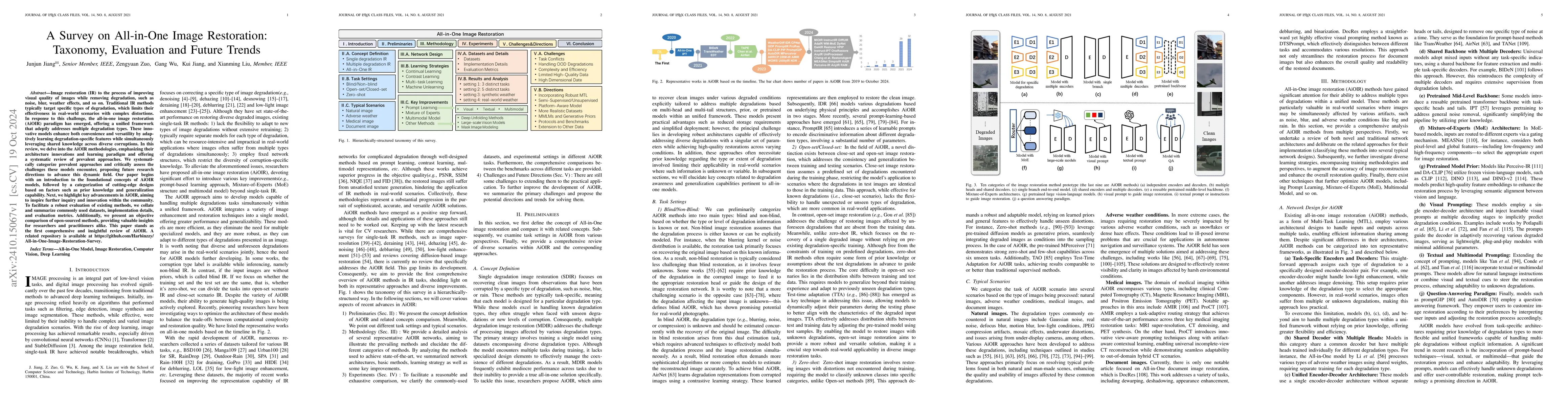 Thumbnail for A Survey on All-in-One Image Restoration: Taxonomy, Evaluation and
  Future Trends