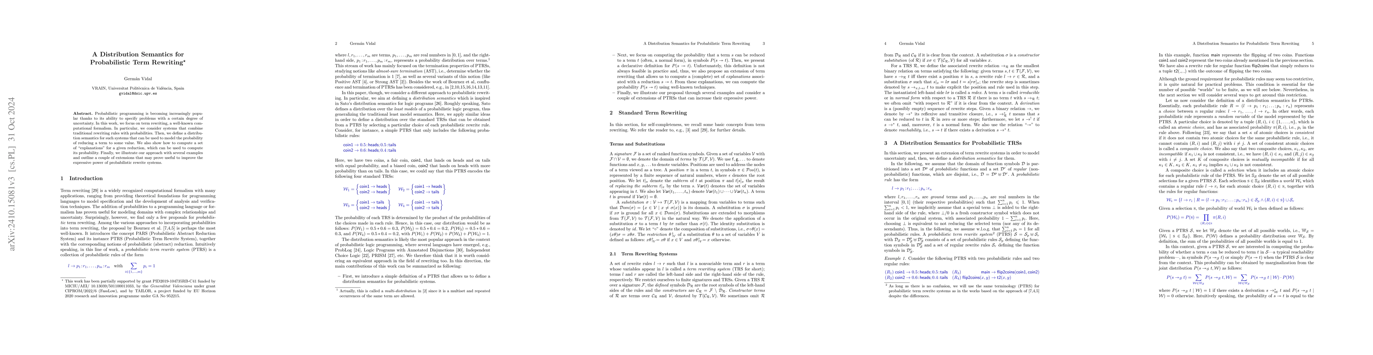 Thumbnail for A Distribution Semantics for Probabilistic Term Rewriting