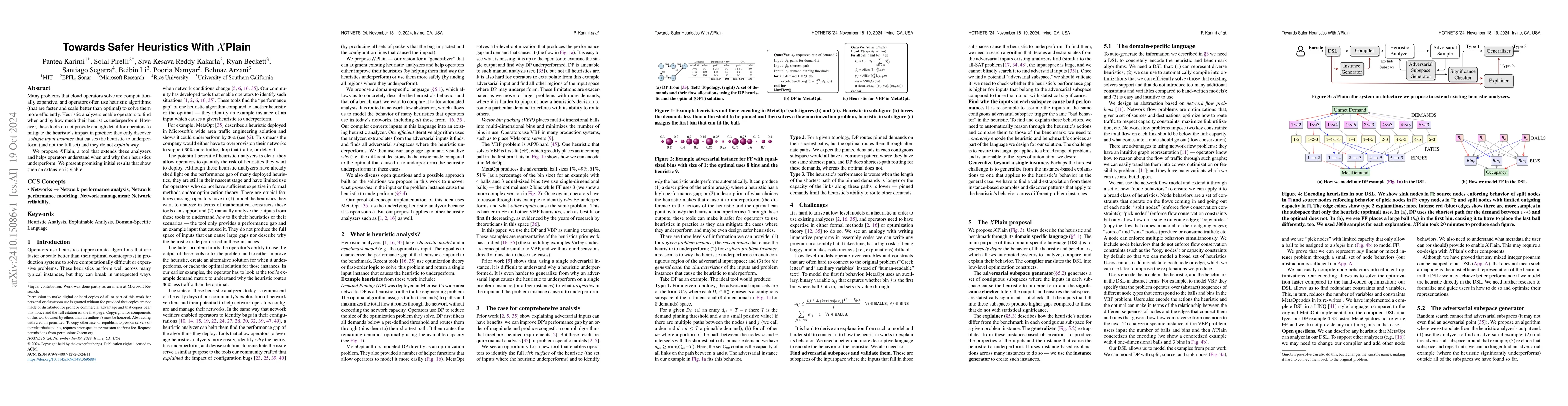 Thumbnail for Towards Safer Heuristics With XPlain