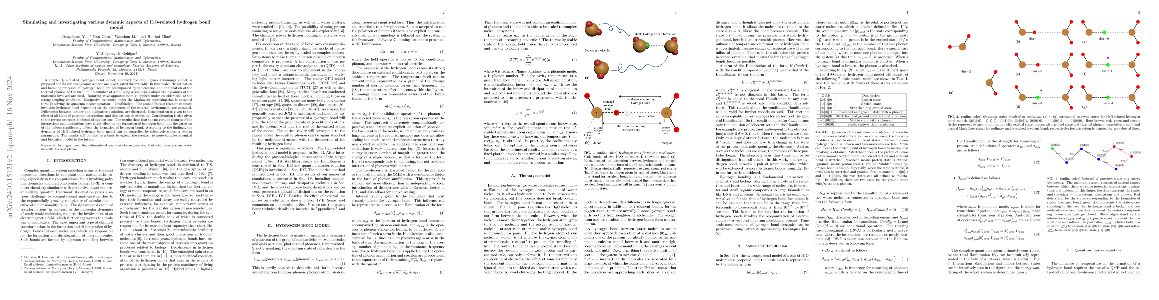 Thumbnail for Simulating and investigating various dynamic aspects of
  $\rm{H}_2\rm{O}$-related hydrogen bond model
