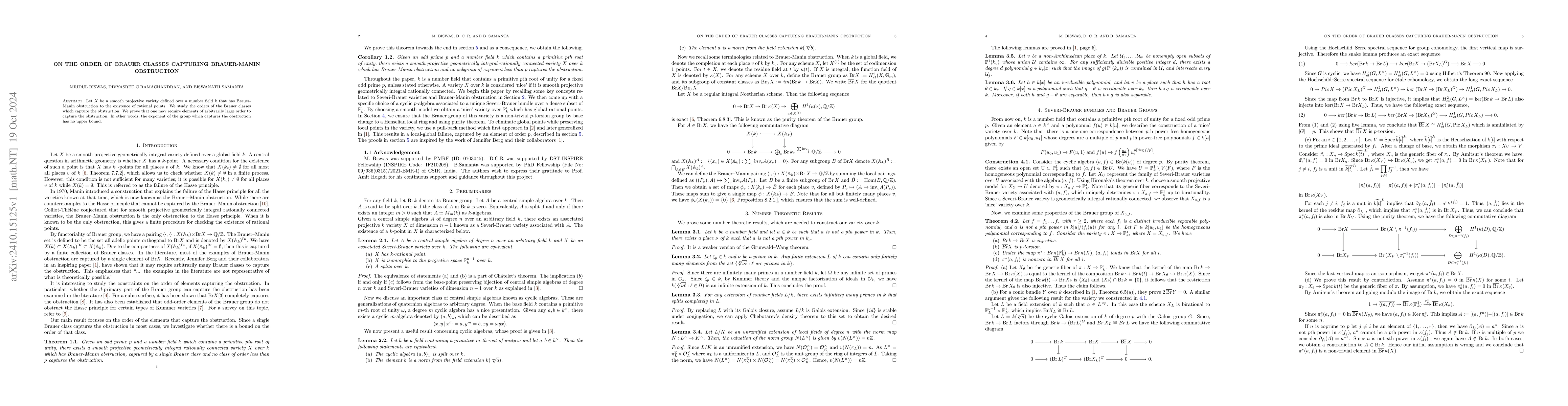 Thumbnail for On the order of Brauer classes capturing Brauer-Manin Obstruction