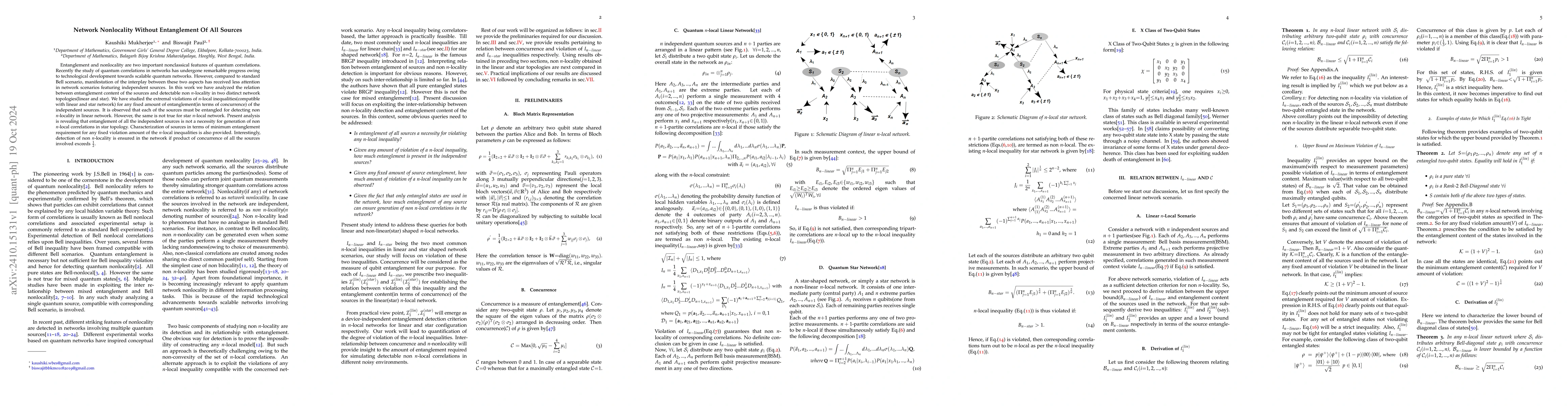 Thumbnail for Network Nonlocality Without Entanglement Of All Sources