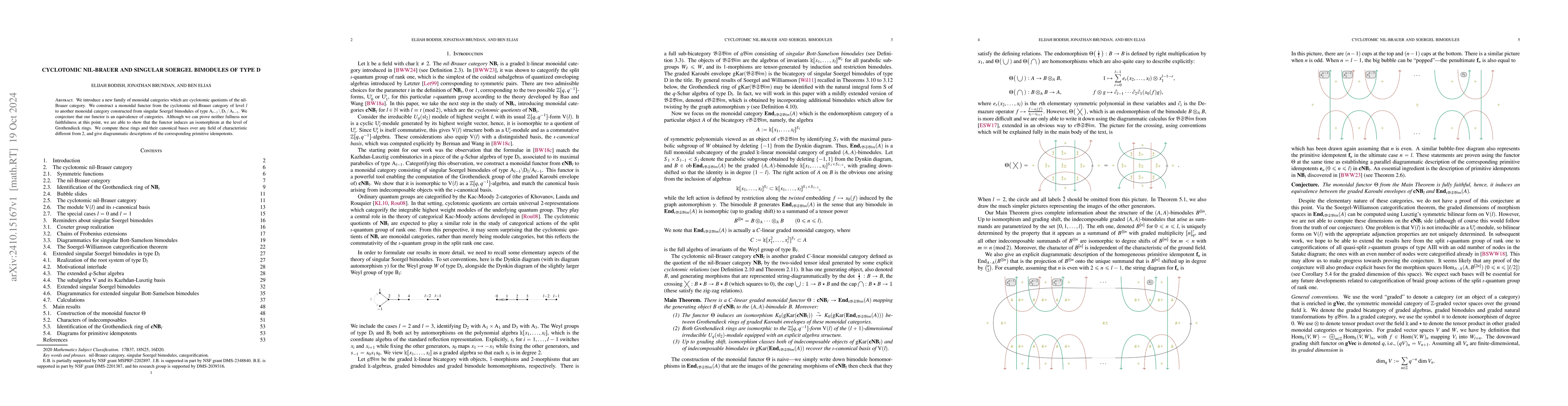 Thumbnail for Cyclotomic nil-Brauer and Singular Soergel bimodules of type D
