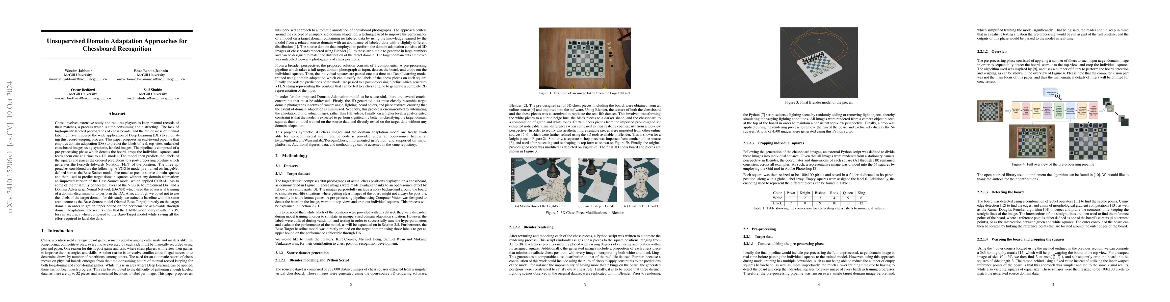 Thumbnail for Unsupervised Domain Adaptation Approaches for Chessboard Recognition