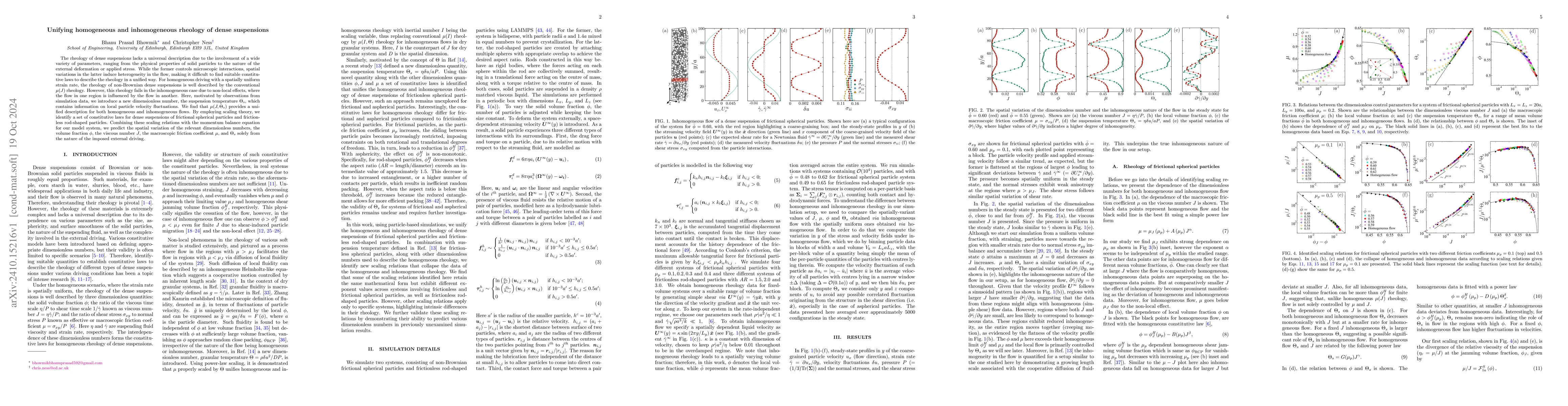 Thumbnail for Unifying homogeneous and inhomogeneous rheology of dense suspensions