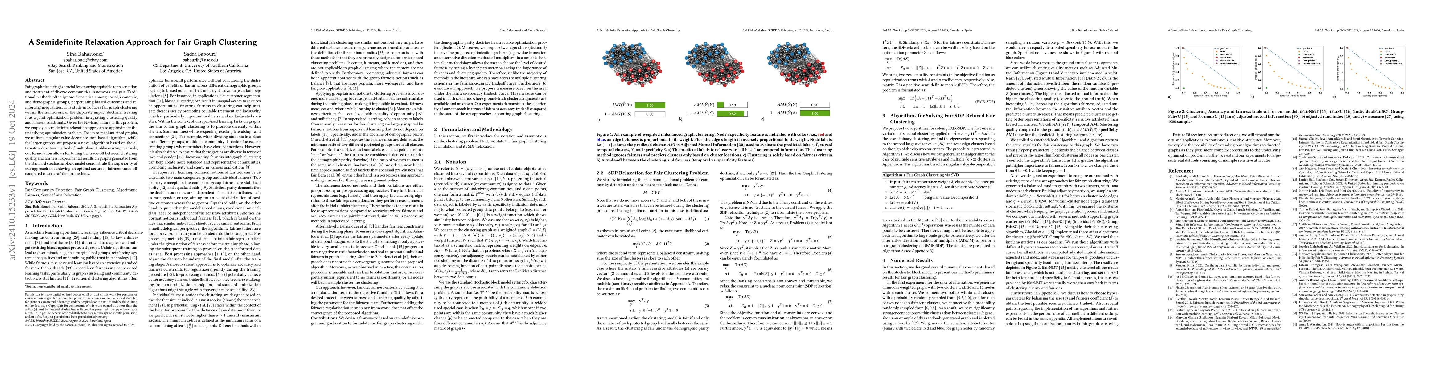 Thumbnail for A Semidefinite Relaxation Approach for Fair Graph Clustering