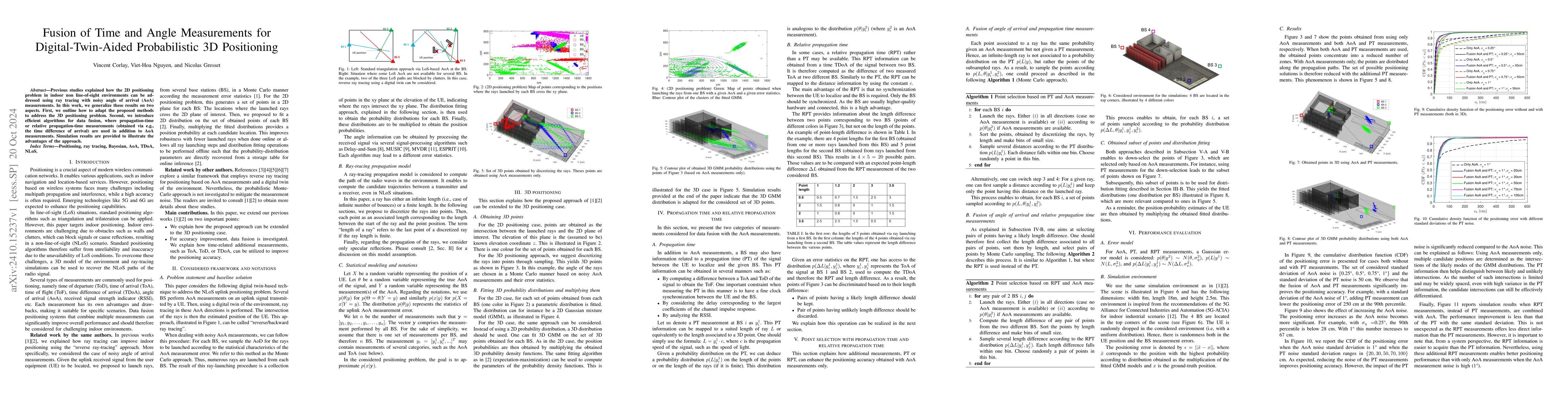 Thumbnail for Fusion of Time and Angle Measurements for Digital-Twin-Aided
  Probabilistic 3D Positioning