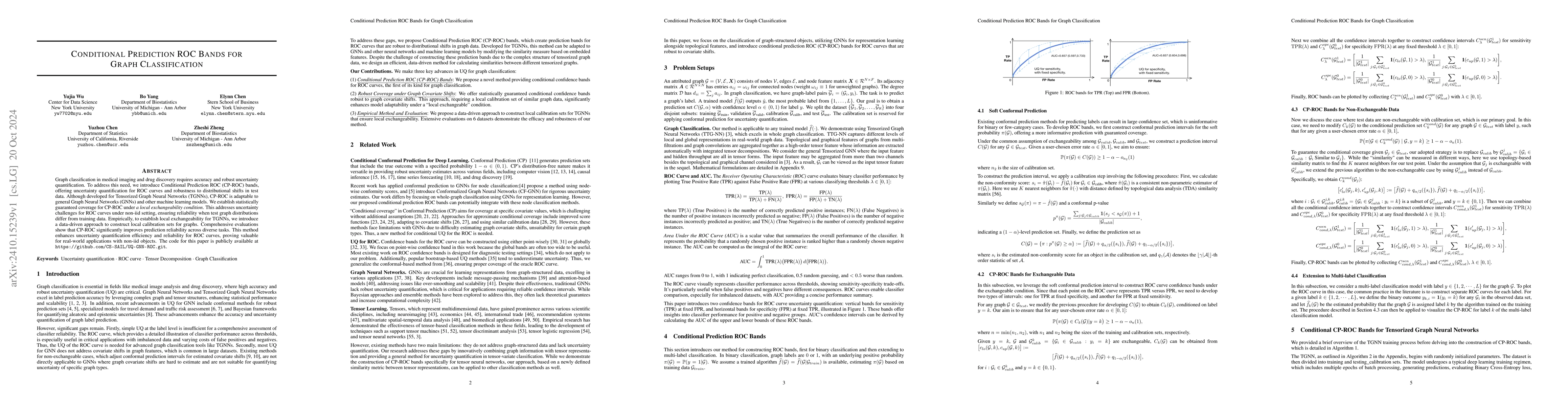 Thumbnail for Conditional Prediction ROC Bands for Graph Classification