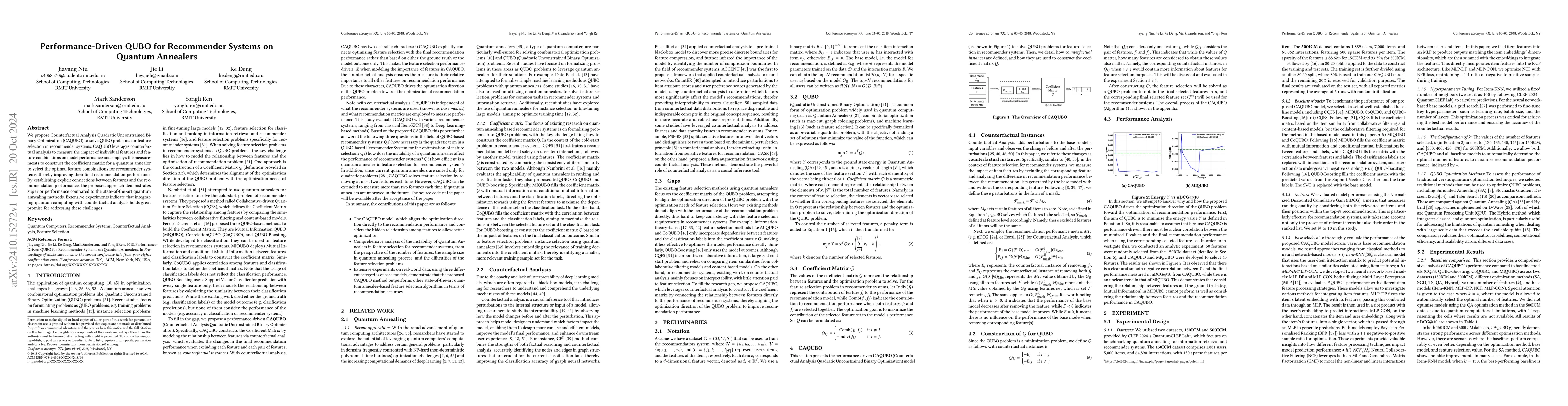 Thumbnail for Performance-Driven QUBO for Recommender Systems on Quantum Annealers