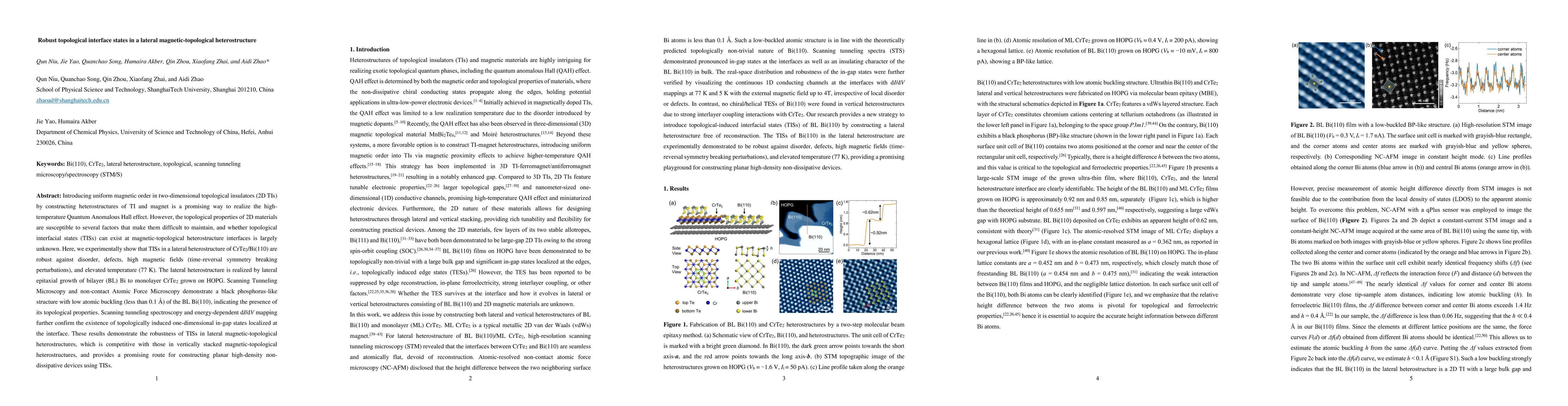 Thumbnail for Robust topological interface states in a lateral magnetic-topological
  heterostructure