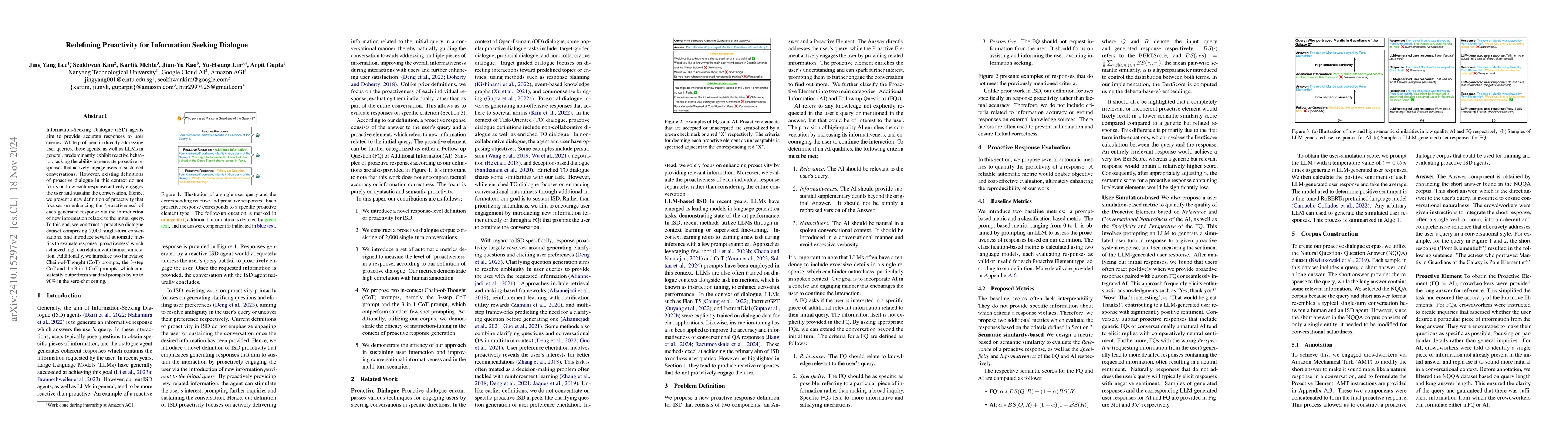 Thumbnail for Redefining Proactivity for Information Seeking Dialogue