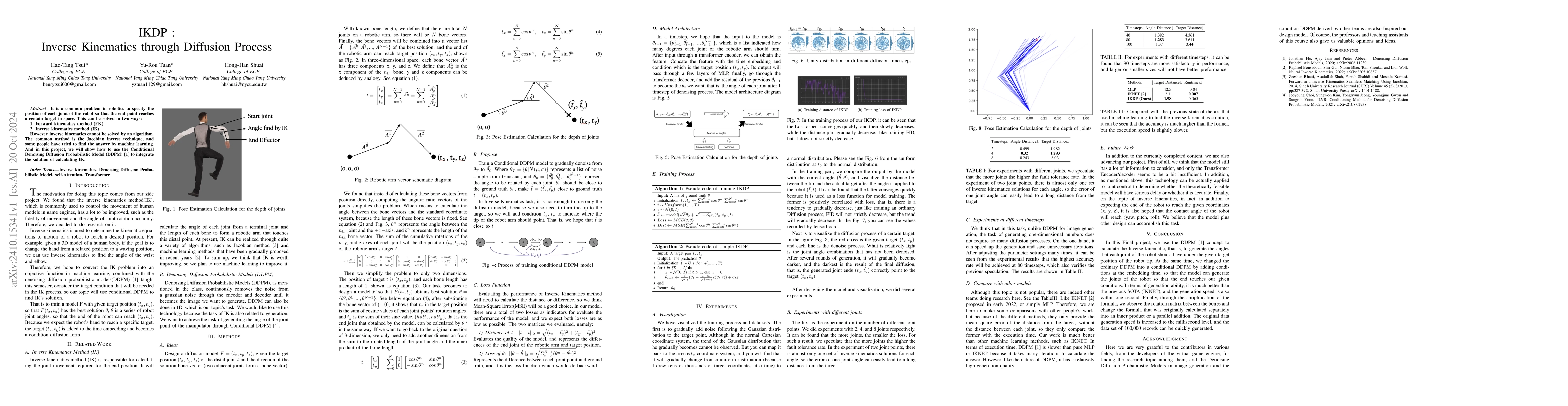 Thumbnail for IKDP: Inverse Kinematics through Diffusion Process
