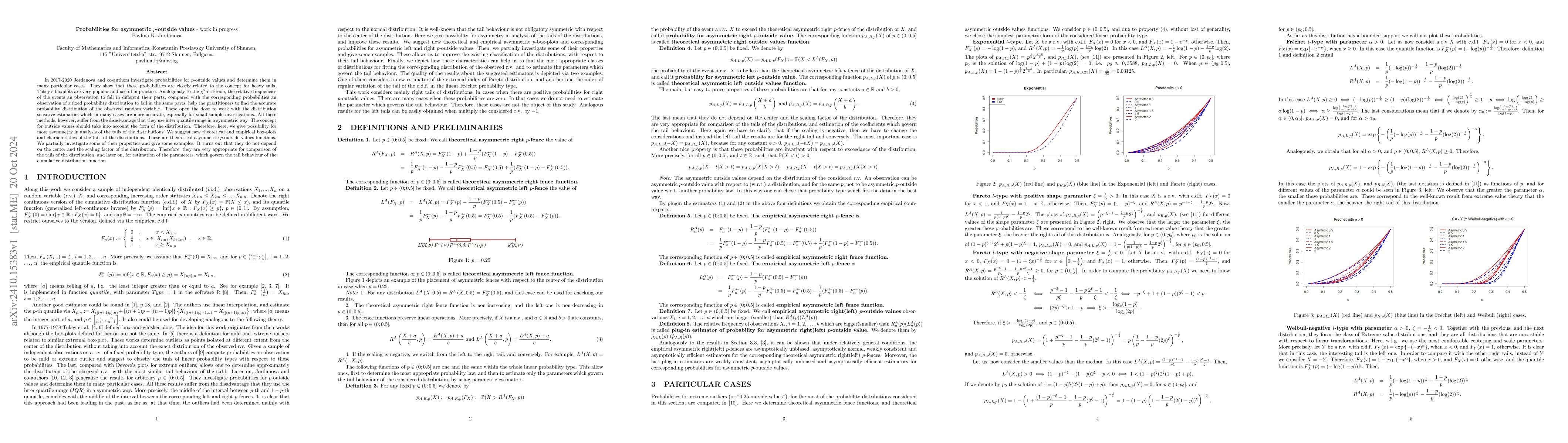 Thumbnail for Probabilities for asymmetric p-outside values