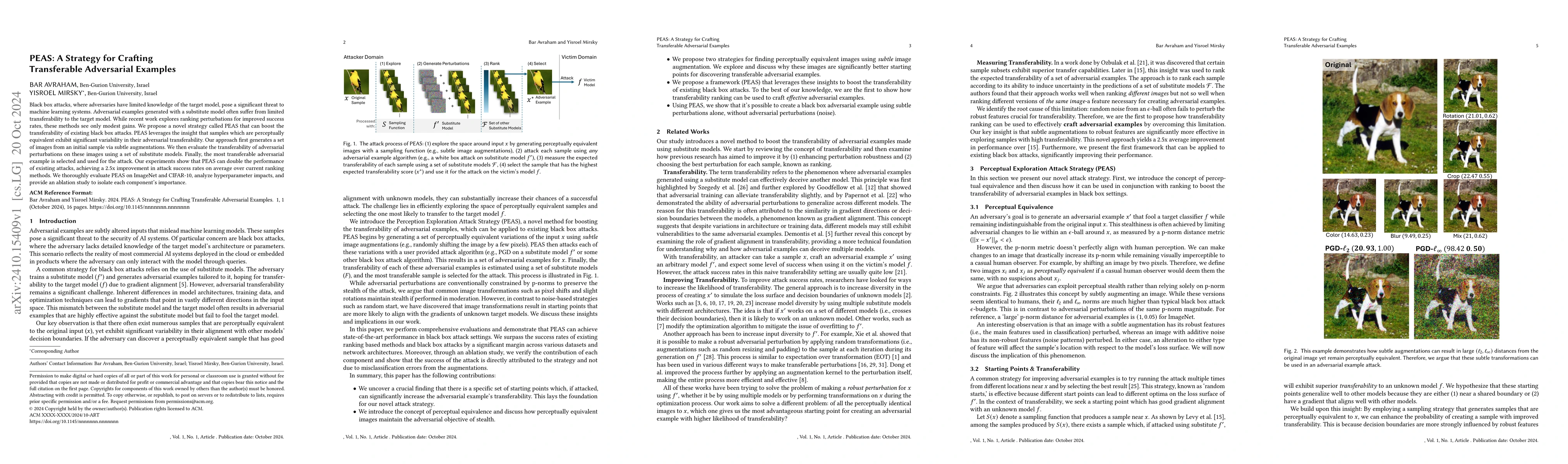 Thumbnail for PEAS: A Strategy for Crafting Transferable Adversarial Examples