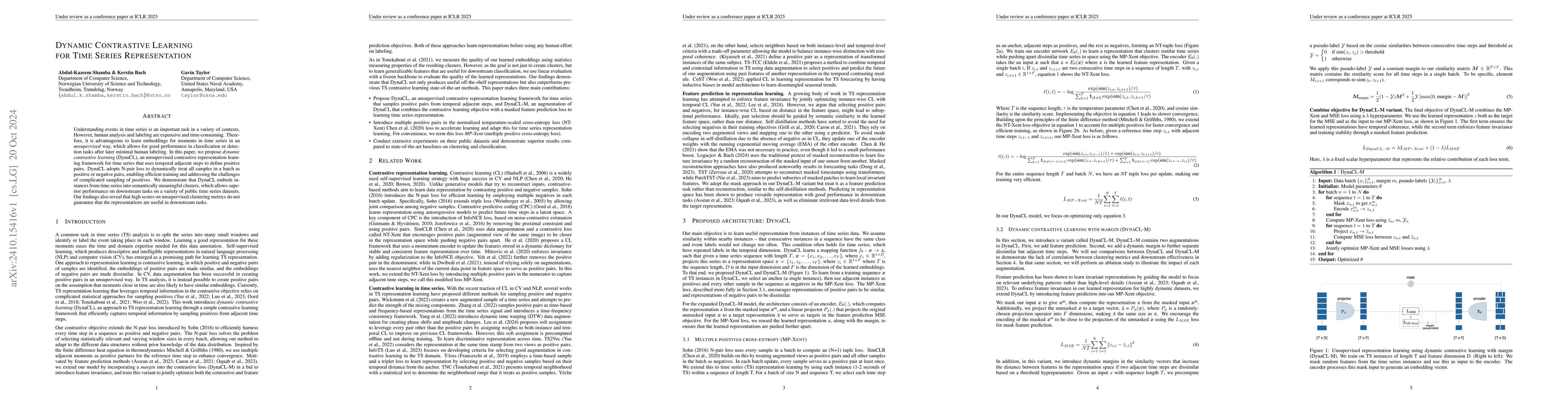 Thumbnail for Dynamic Contrastive Learning for Time Series Representation