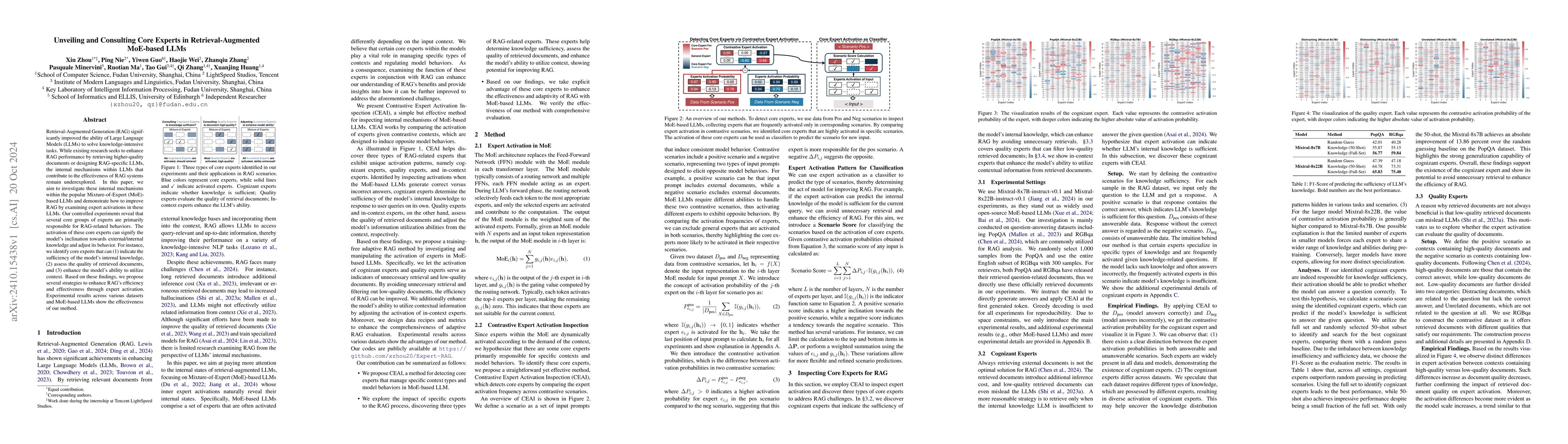Thumbnail for Unveiling and Consulting Core Experts in Retrieval-Augmented MoE-based
  LLMs