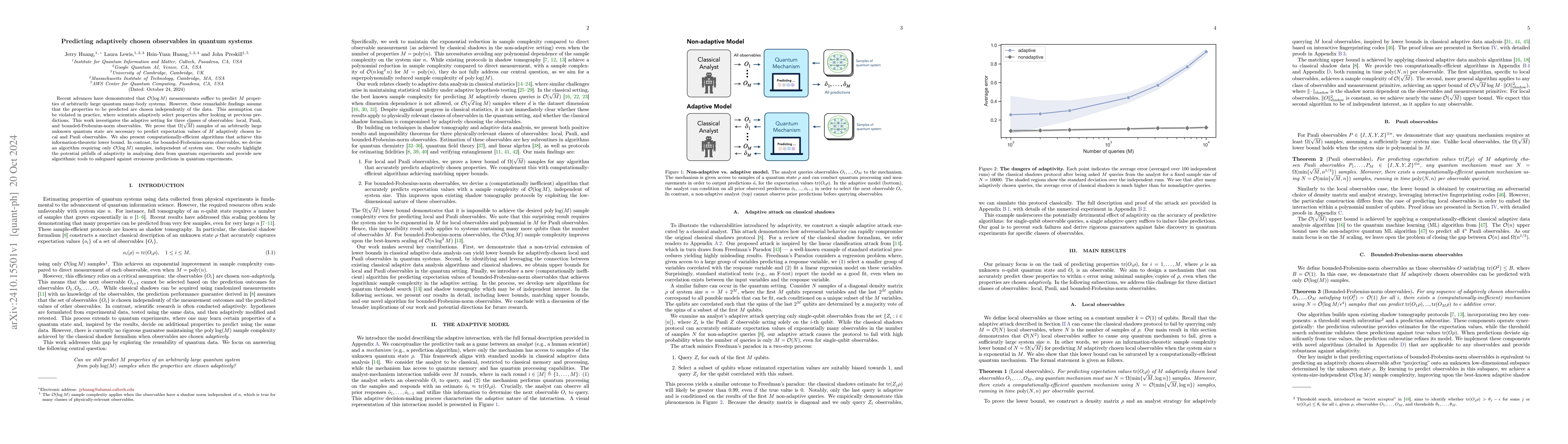 Thumbnail for Predicting adaptively chosen observables in quantum systems