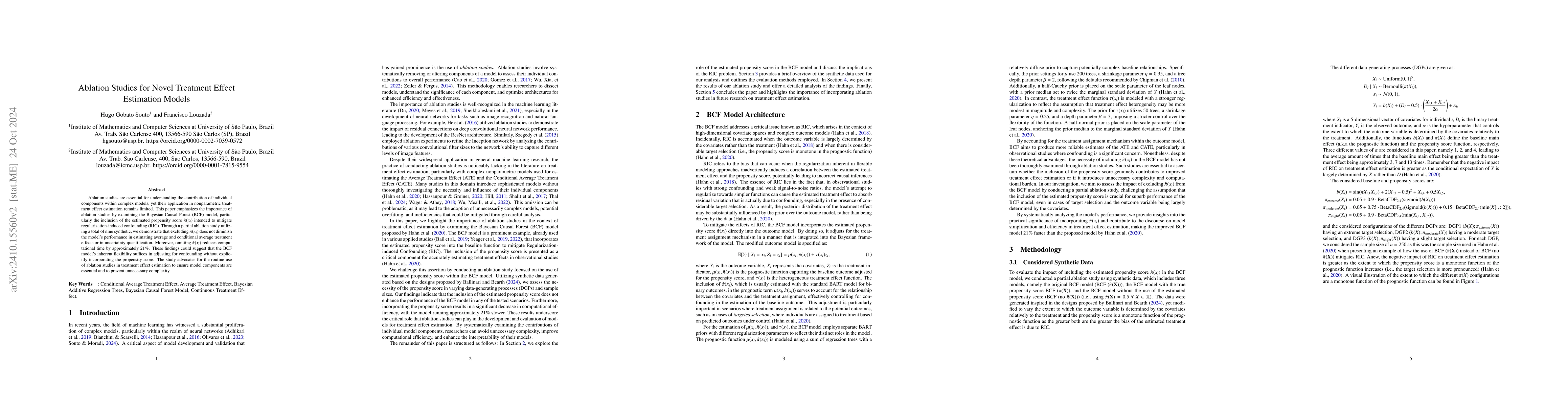 Thumbnail for Ablation Studies for Novel Treatment Effect Estimation Models