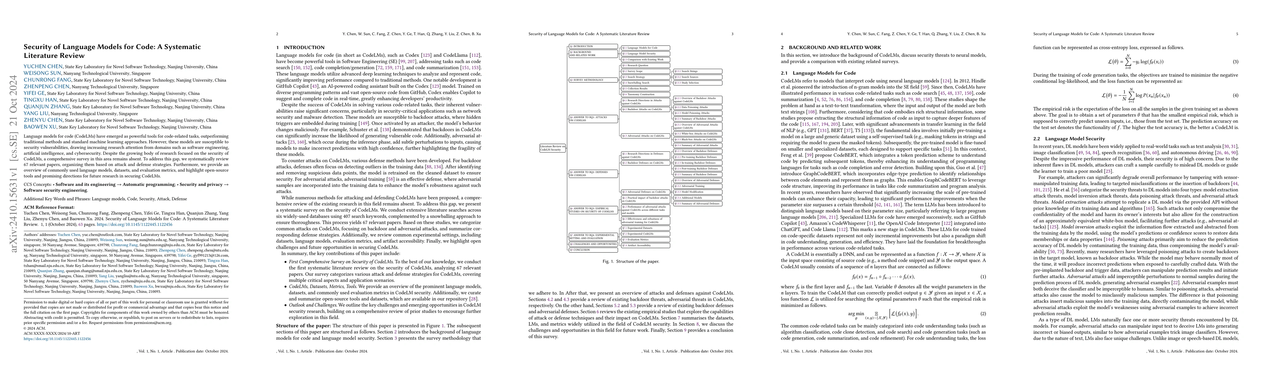 Thumbnail for Security of Language Models for Code: A Systematic Literature Review