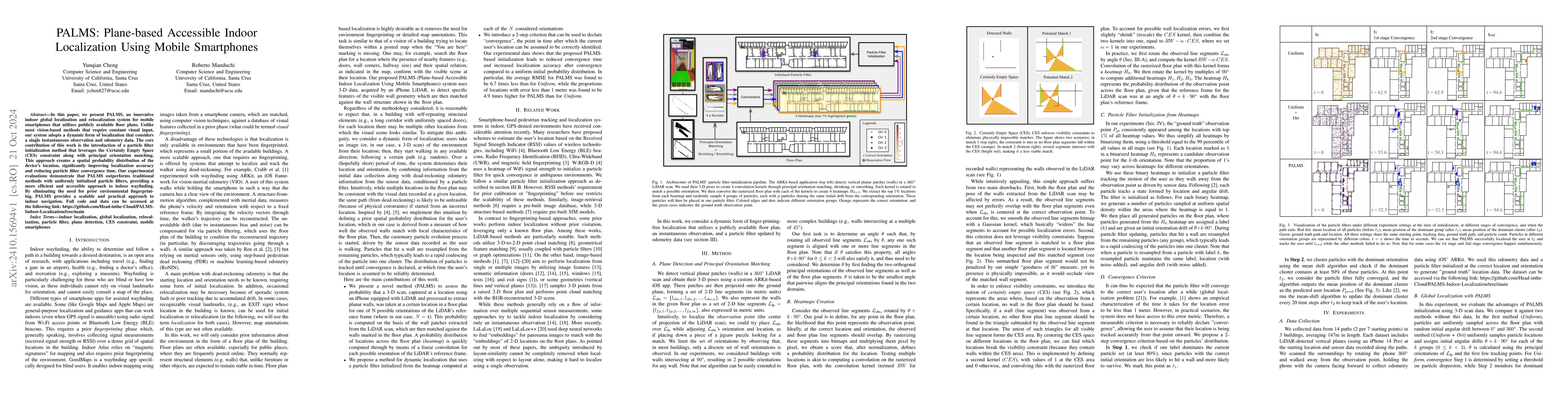 Thumbnail for PALMS: Plane-based Accessible Indoor Localization Using Mobile
  Smartphones