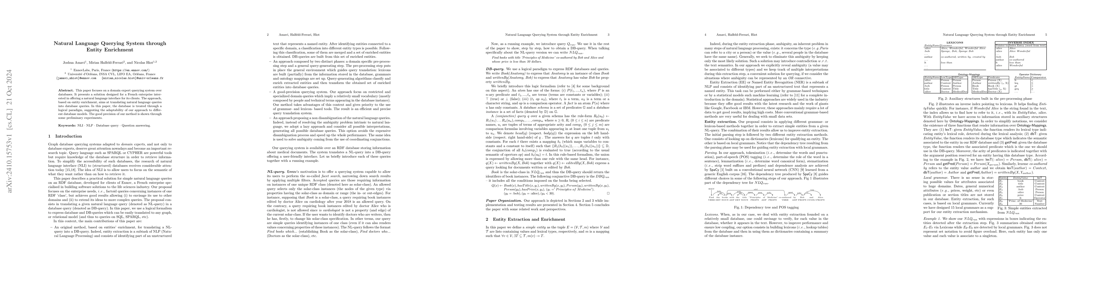 Thumbnail for Natural Language Querying System Through Entity Enrichment