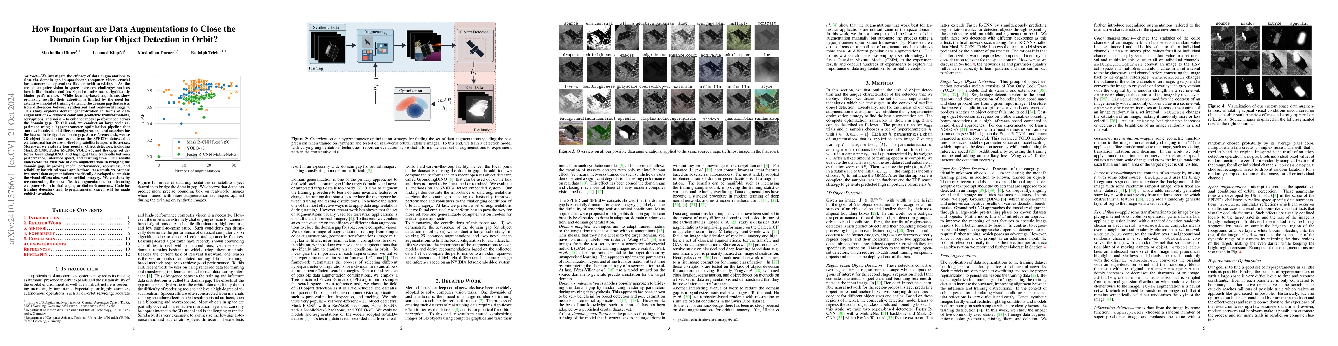Thumbnail for How Important are Data Augmentations to Close the Domain Gap for Object
  Detection in Orbit?