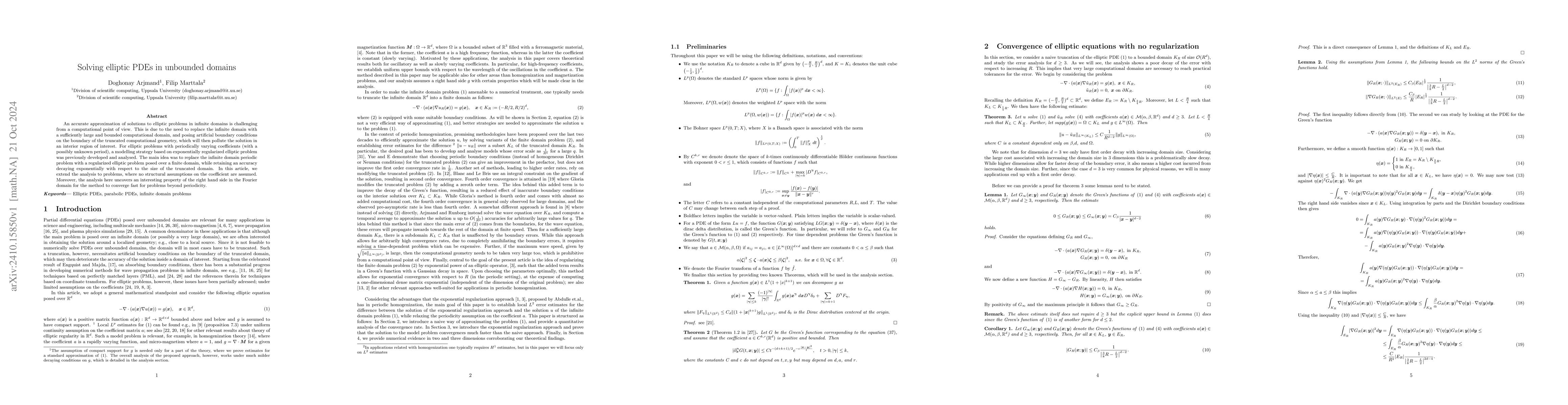 Thumbnail for Solving elliptic PDEs in unbounded domains