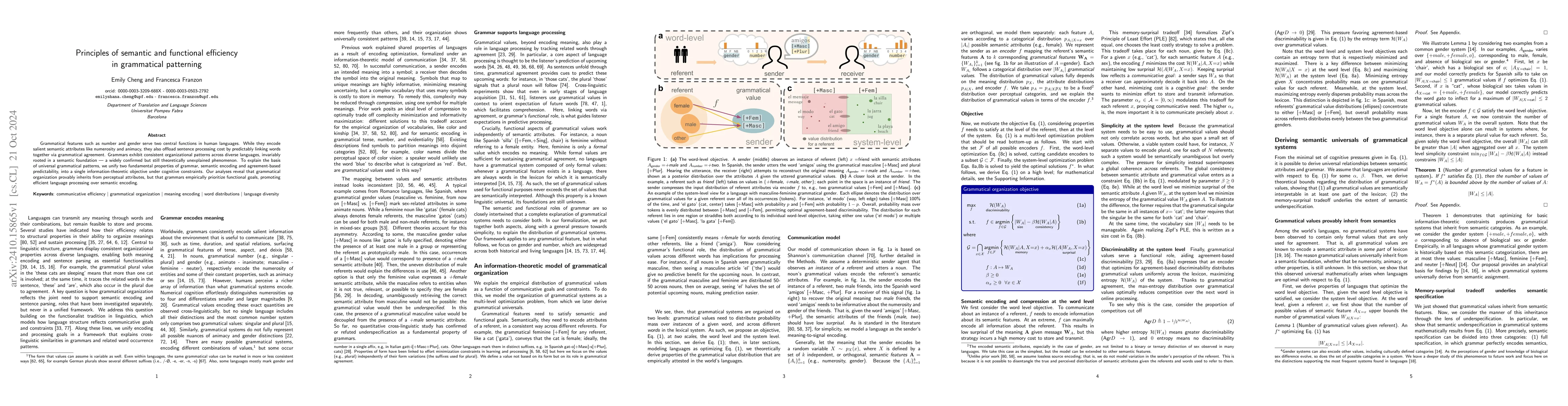 Thumbnail for Principles of semantic and functional efficiency in grammatical
  patterning