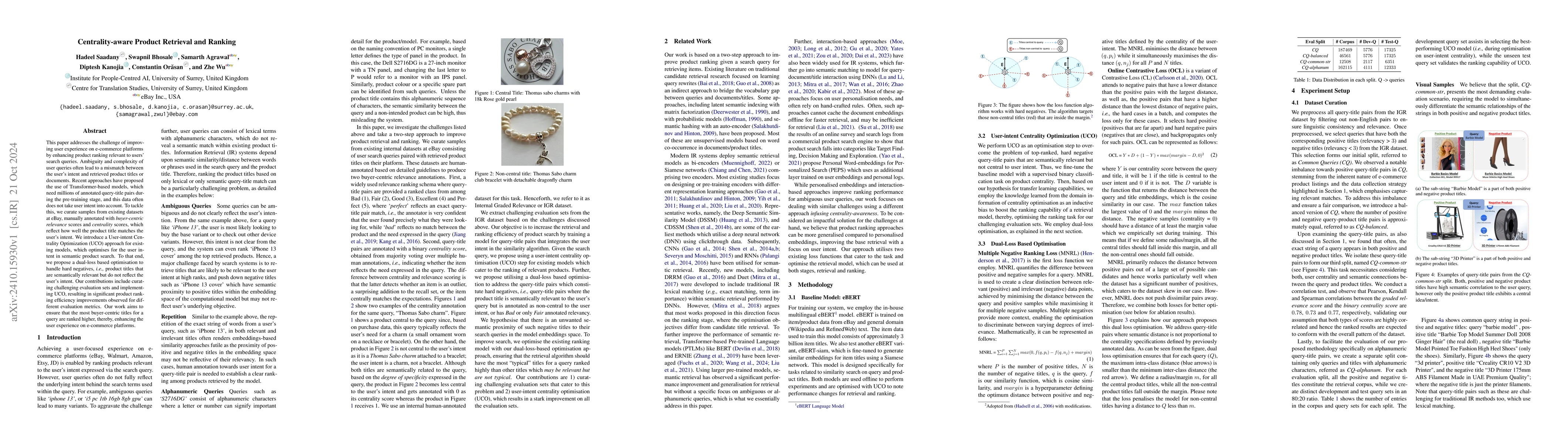 Thumbnail for Centrality-aware Product Retrieval and Ranking