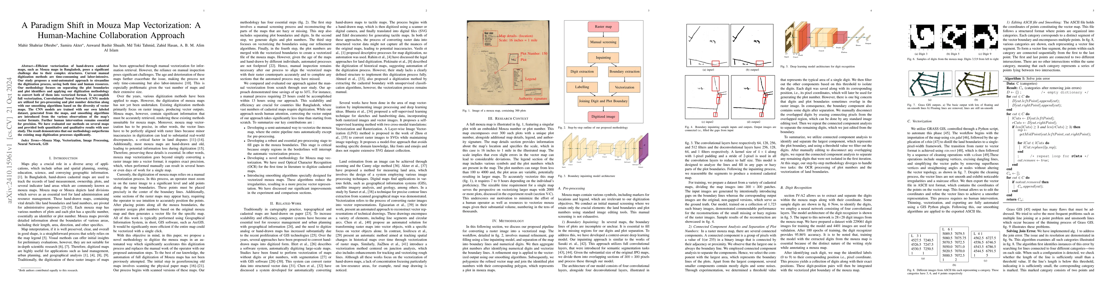 Thumbnail for A Paradigm Shift in Mouza Map Vectorization: A Human-Machine
  Collaboration Approach