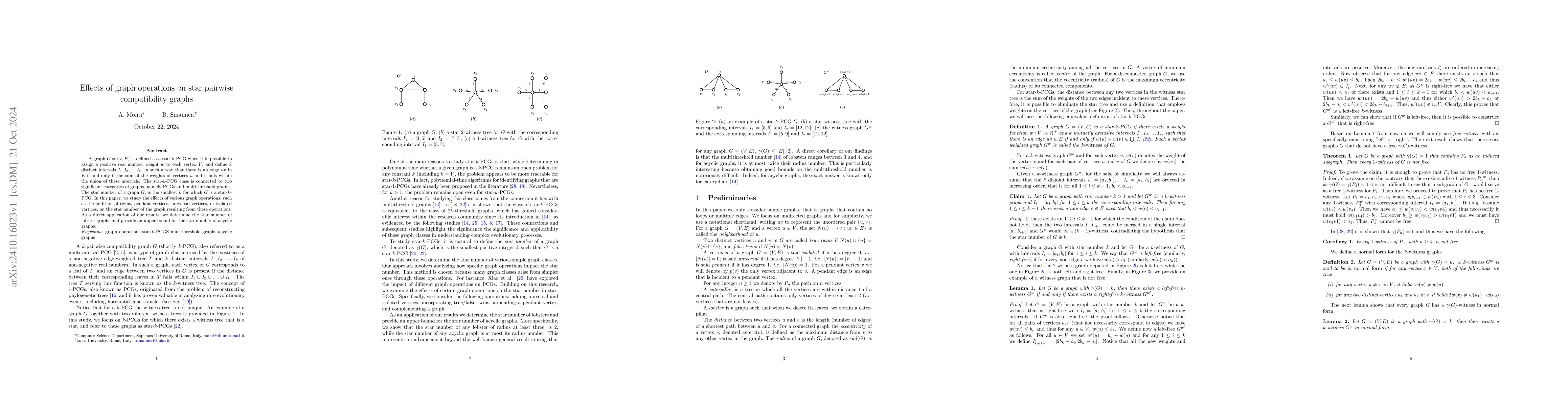 Thumbnail for Effects of graph operations on star pairwise compatibility graphs