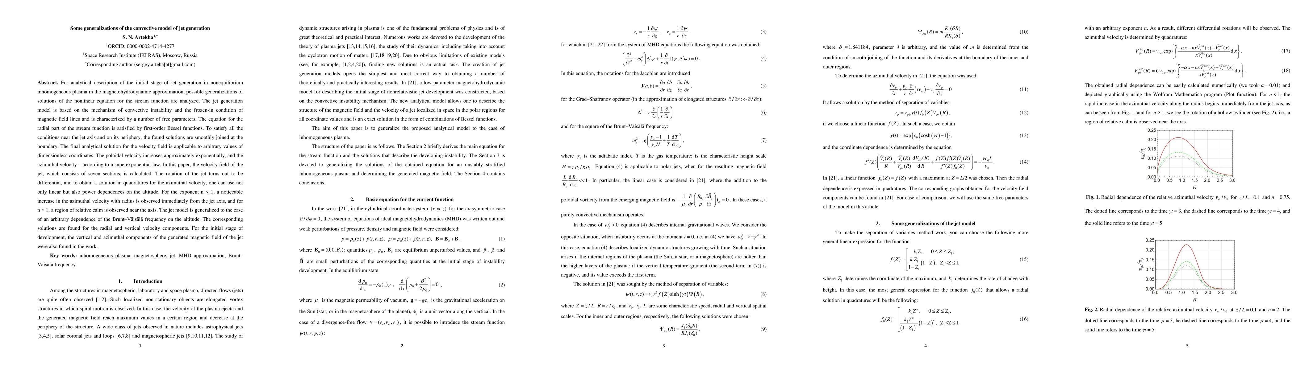 Thumbnail for Some generalizations of the convective model of jet generation