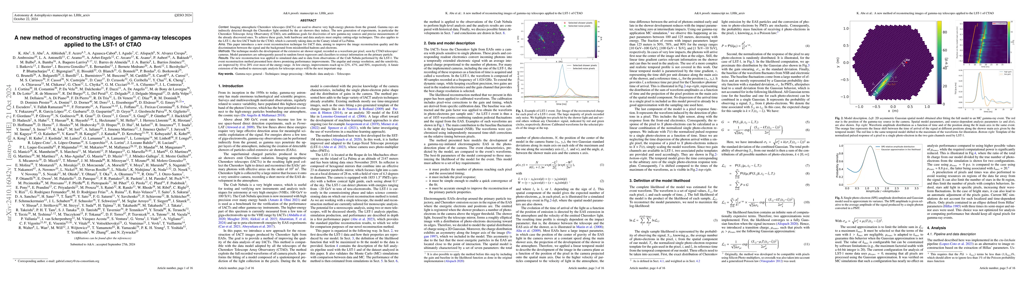 Thumbnail for A new method of reconstructing images of gamma-ray telescopes applied to
  the LST-1 of CTAO