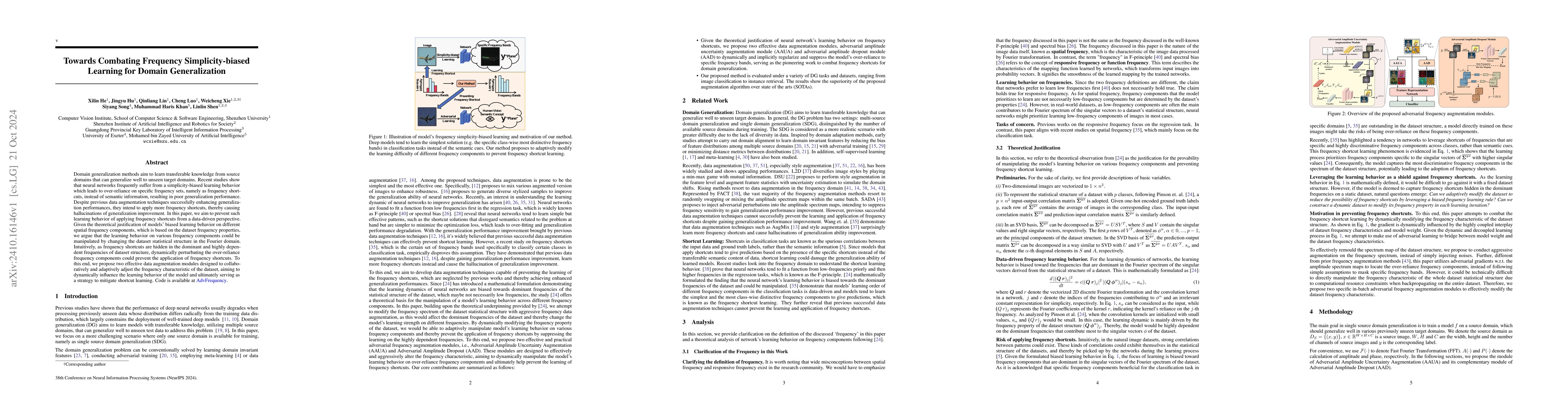 Thumbnail for Towards Combating Frequency Simplicity-biased Learning for Domain
  Generalization