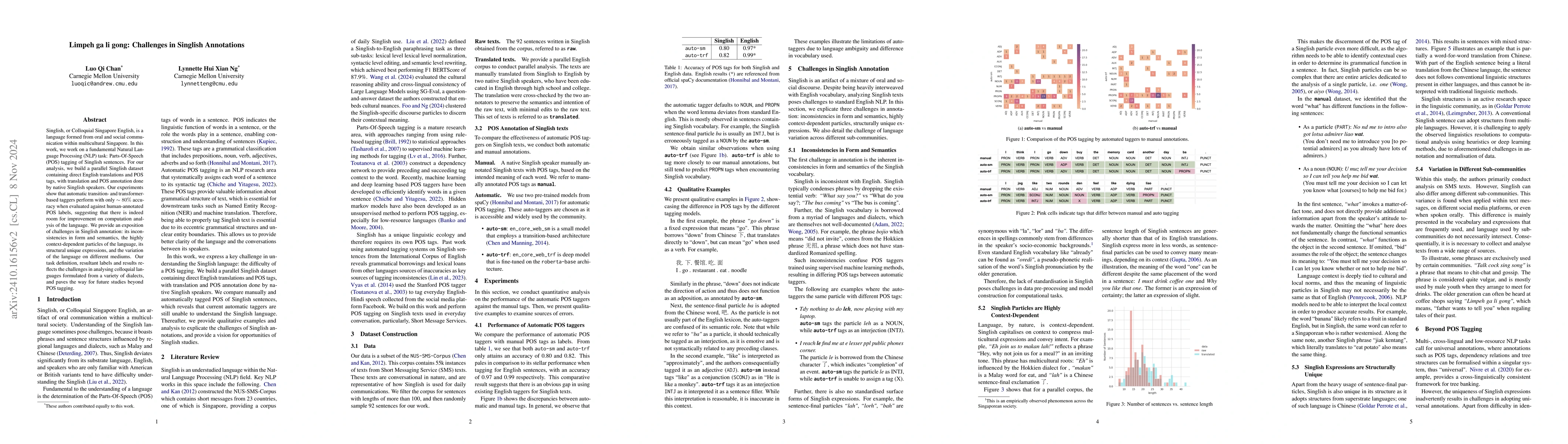 Thumbnail for Limpeh ga li gong: Challenges in Singlish Annotations