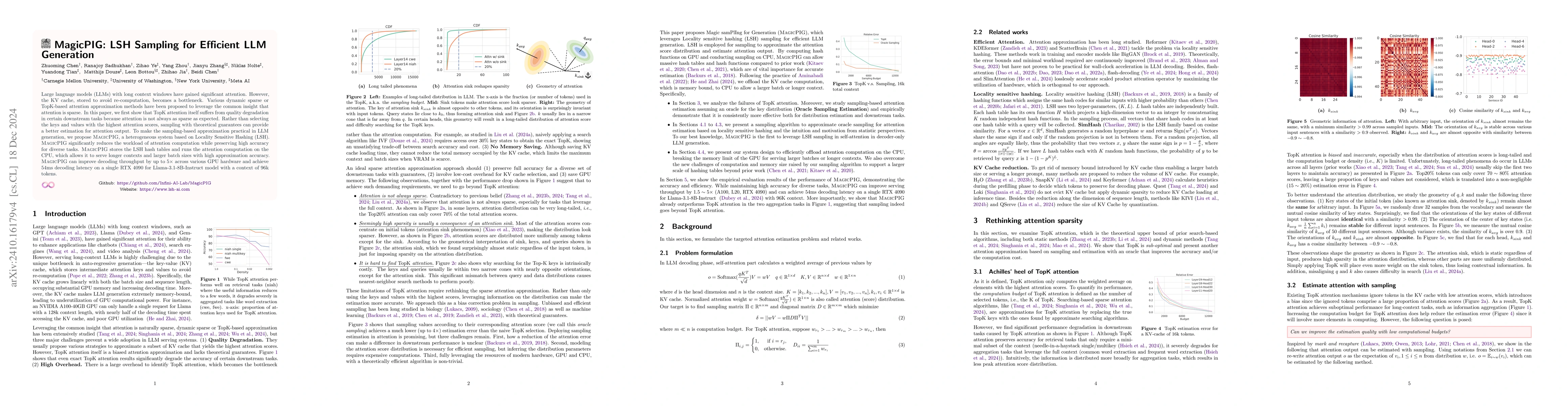 Thumbnail for MagicPIG: LSH Sampling for Efficient LLM Generation