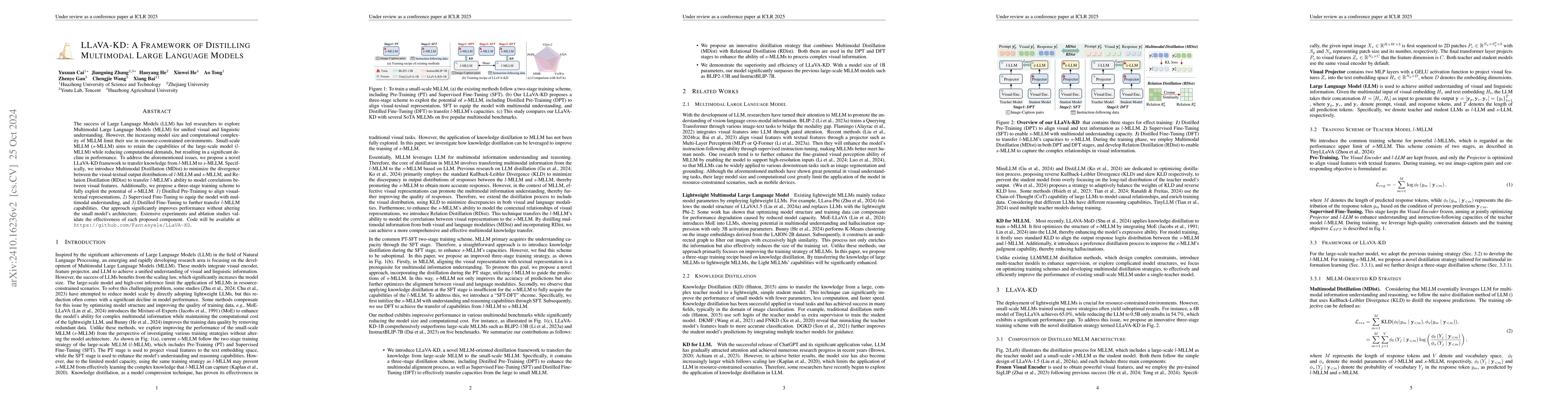 Thumbnail for LLaVA-KD: A Framework of Distilling Multimodal Large Language Models