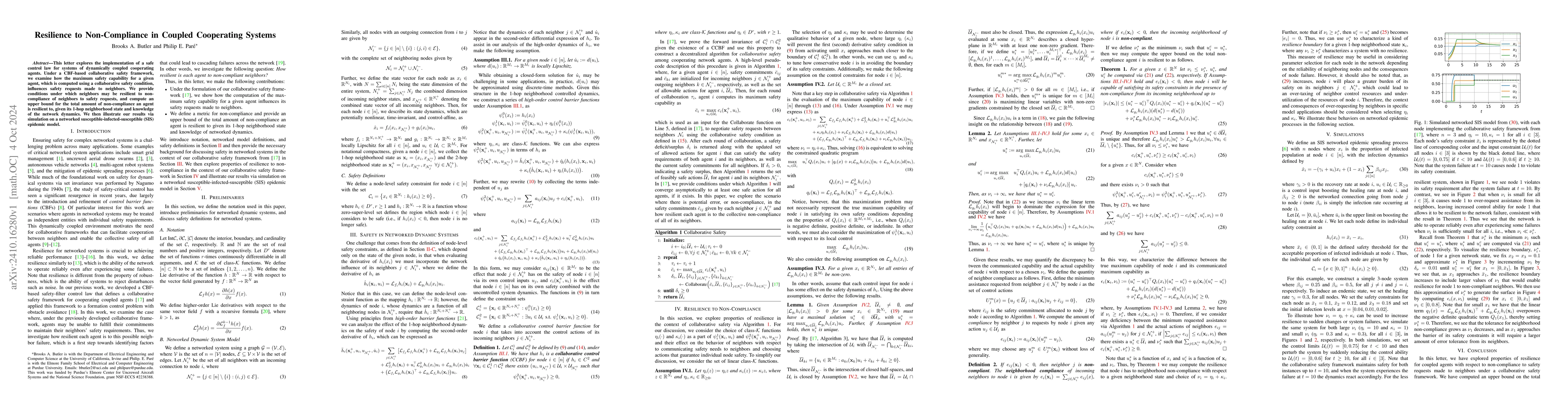 Thumbnail for Resilience to Non-Compliance in Coupled Cooperating Systems