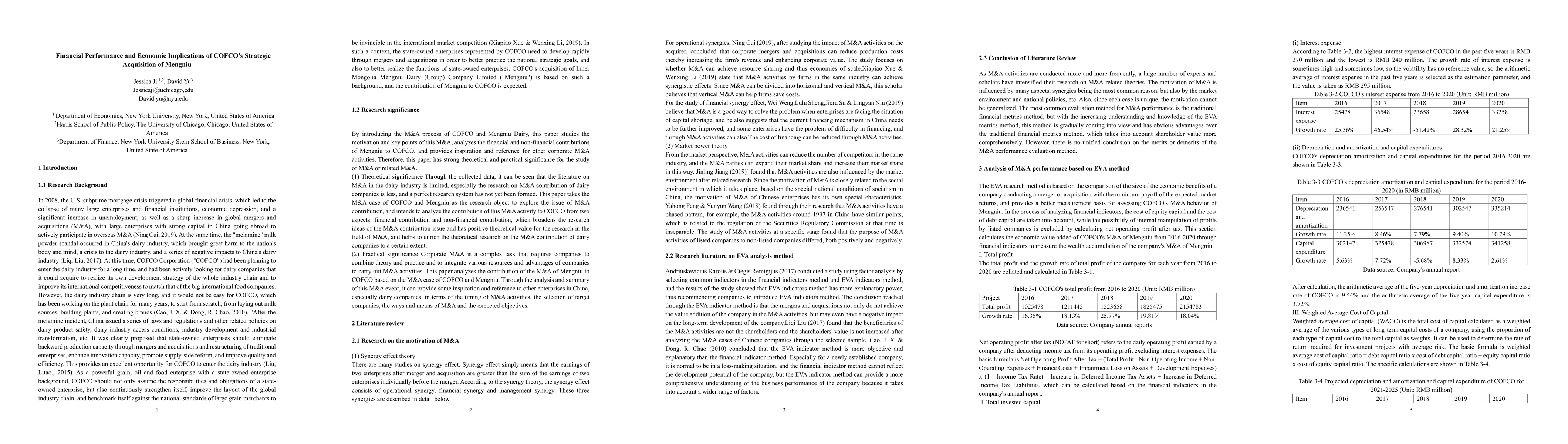 Thumbnail for Financial Performance and Economic Implications of COFCO's Strategic
  Acquisition of Mengniu