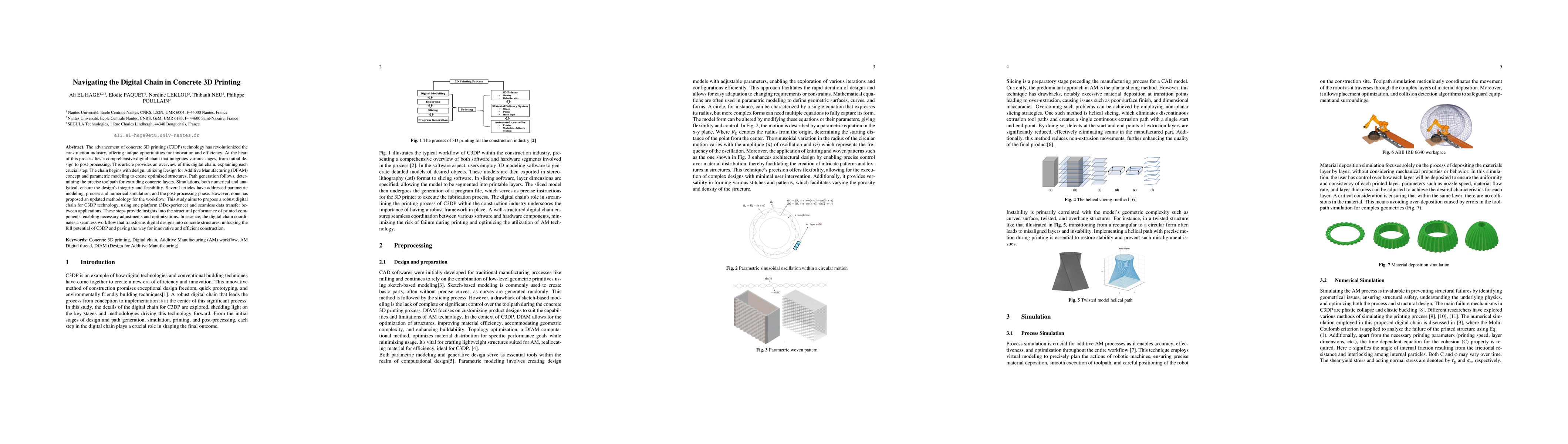 Thumbnail for Navigating the Digital Chain in Concrete 3D Printing