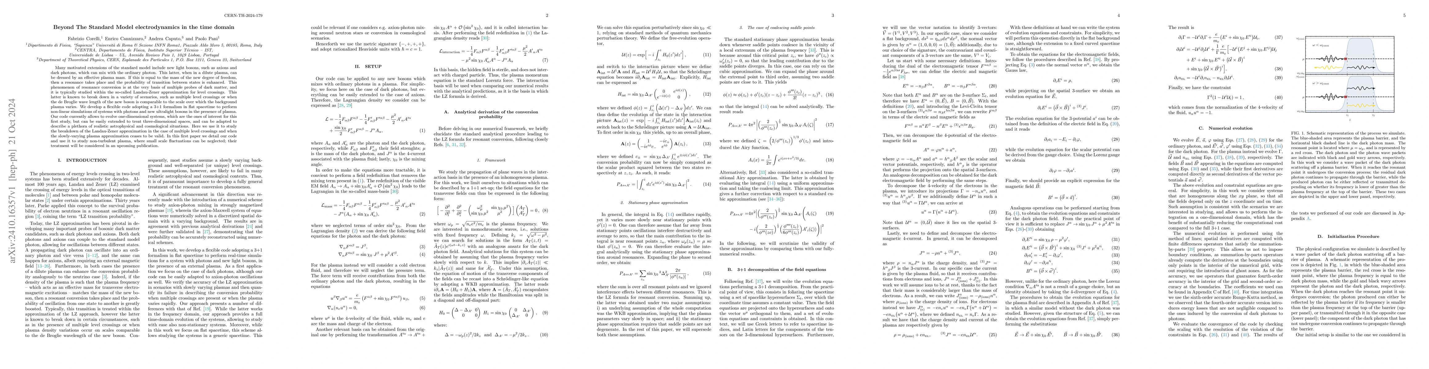 Thumbnail for Beyond The Standard Model electrodynamics in the time domain