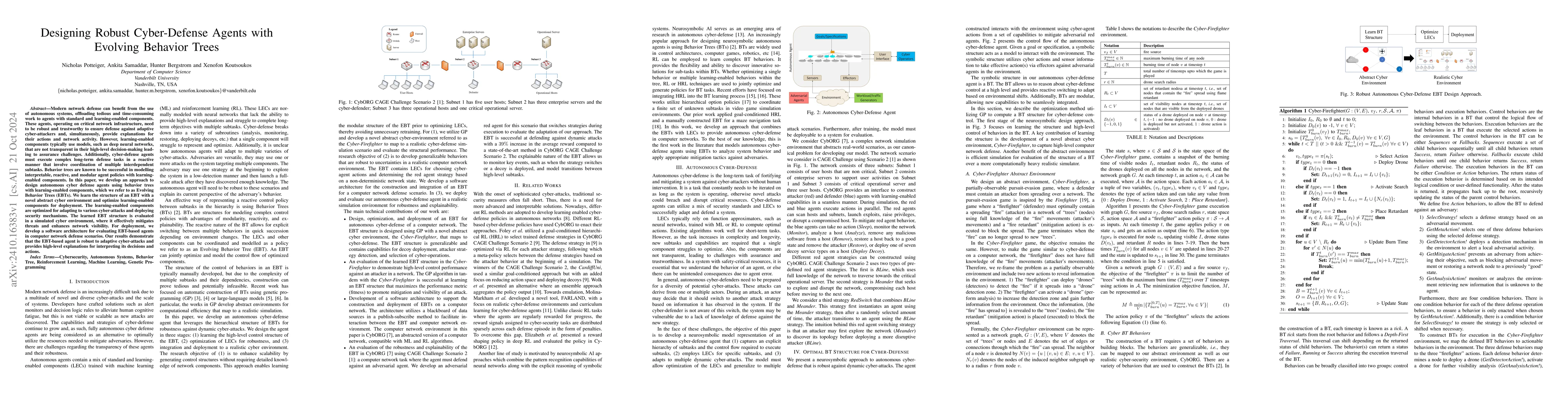 Thumbnail for Designing Robust Cyber-Defense Agents with Evolving Behavior Trees