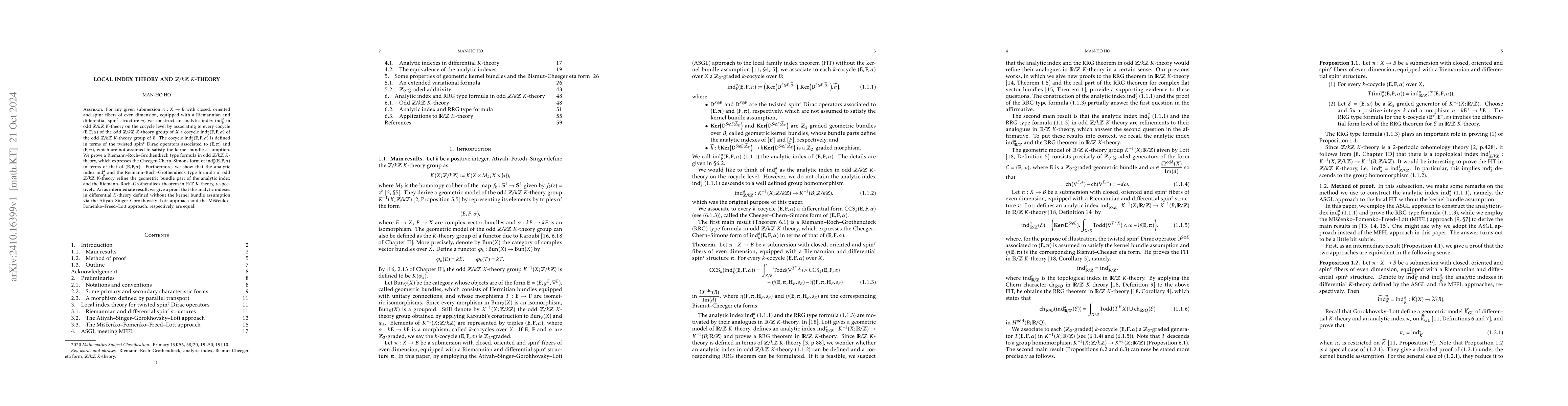 Thumbnail for Local index theory and $\mathbb{Z}/k\mathbb{Z}$ $K$-theory