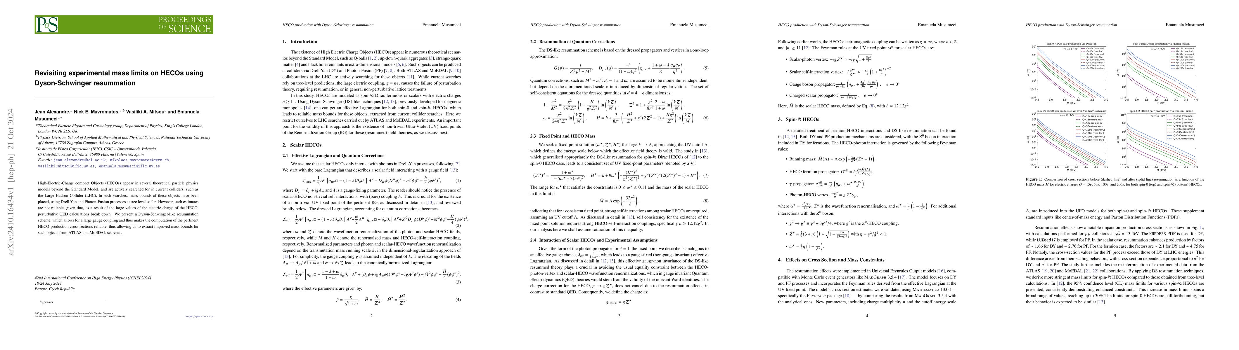 Thumbnail for Revisiting experimental mass limits on HECOs using Dyson-Schwinger
  resummation