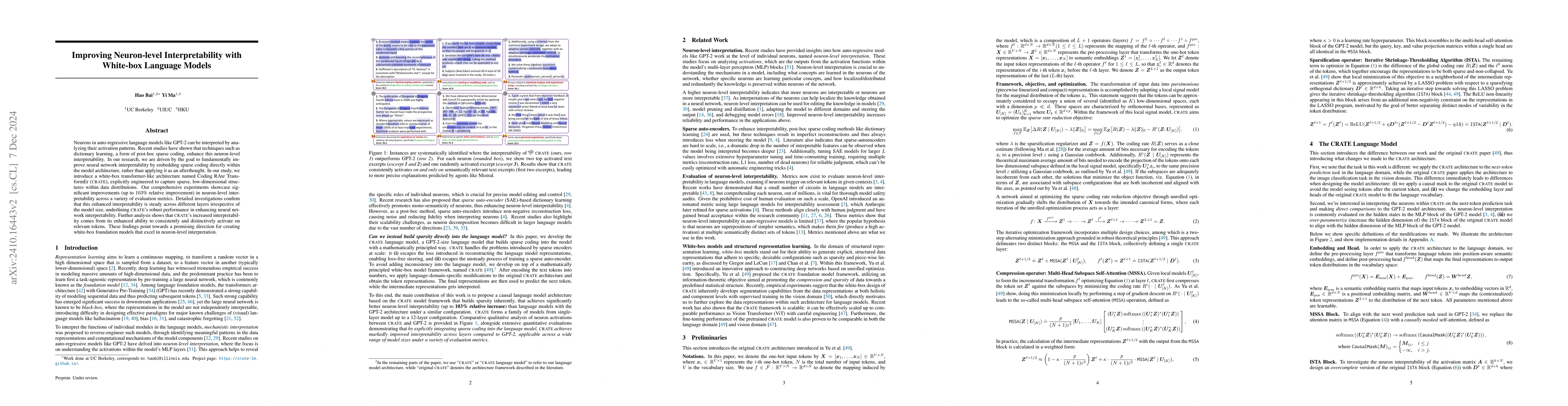 Thumbnail for Improving Neuron-level Interpretability with White-box Language Models